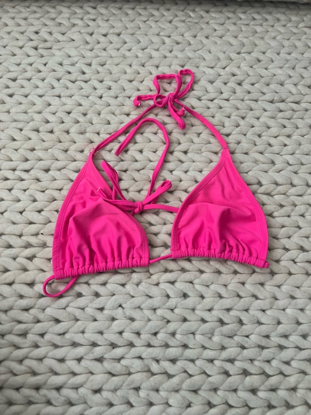 Wet Seal Neon Pink Bikini Top